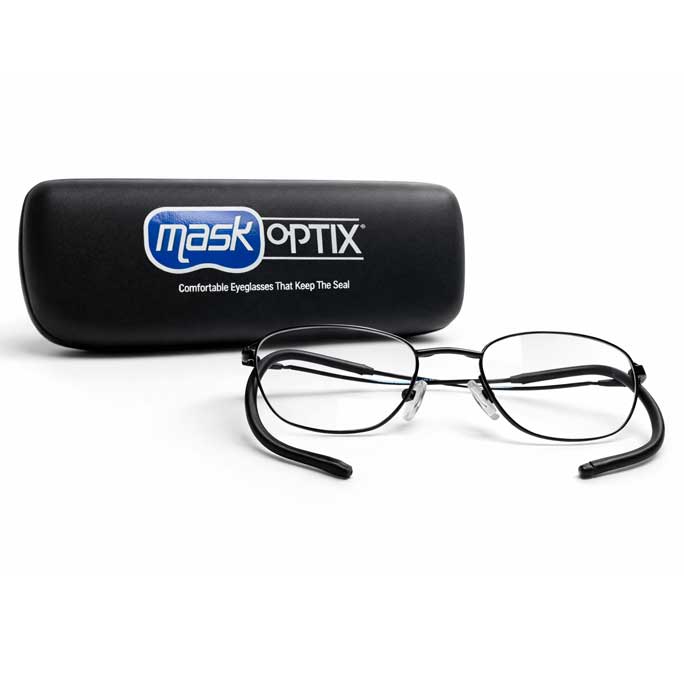 Maskoptix Prescription Diving Glasses EAB-14 - Matte Black