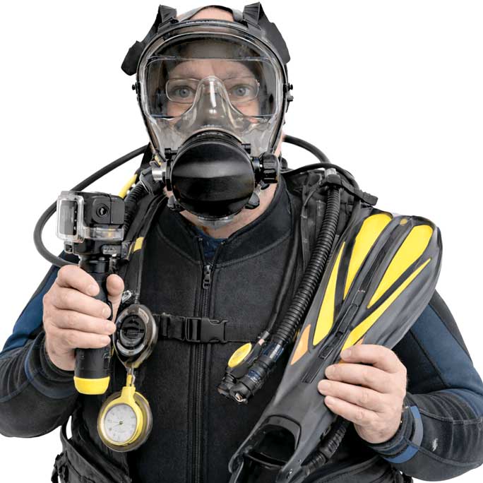 Maskoptix Prescription Diving Glasses EAB-21 - Matte Black