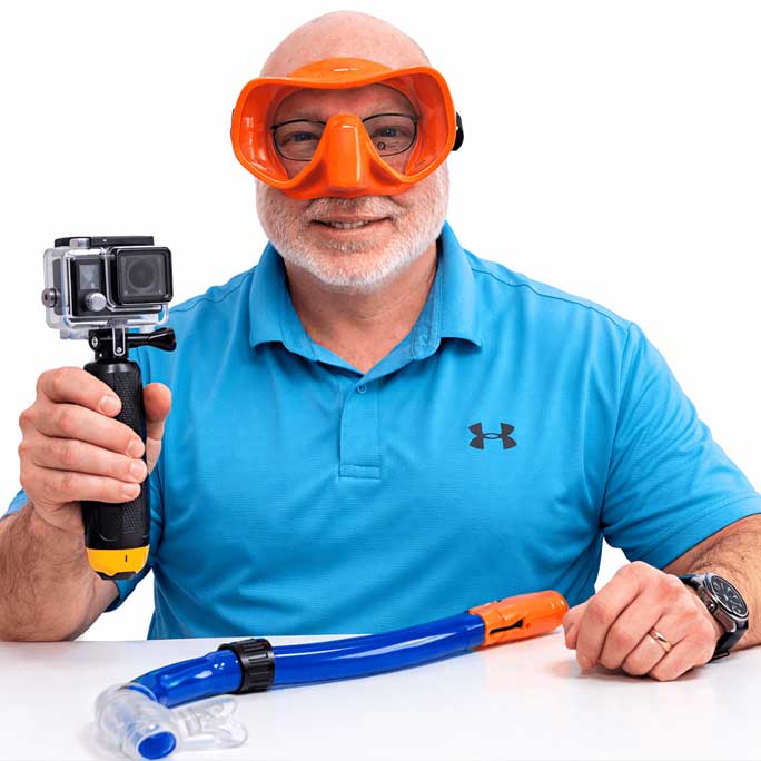 Maskoptix Prescription Diving Glasses EAB-17-Matte Black