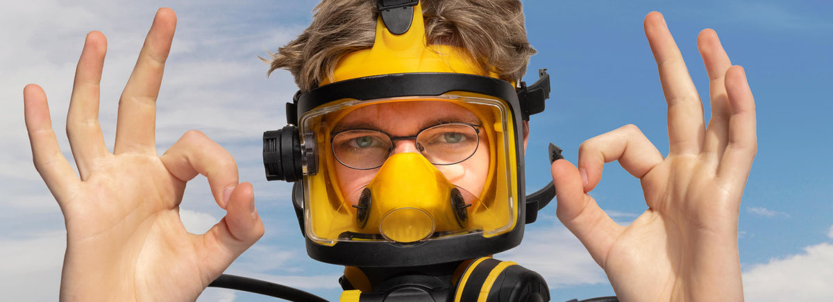 MaskOptix prescription diving glasses at DEMA Show 2026